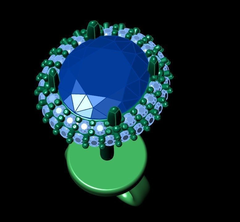 Earrings ri17 3D print model_9