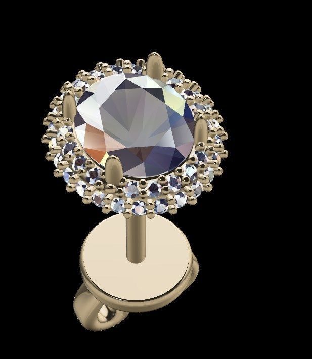 Earrings ri17 3D print model_15