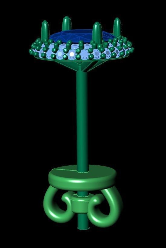 Earrings ri17 3D print model_11