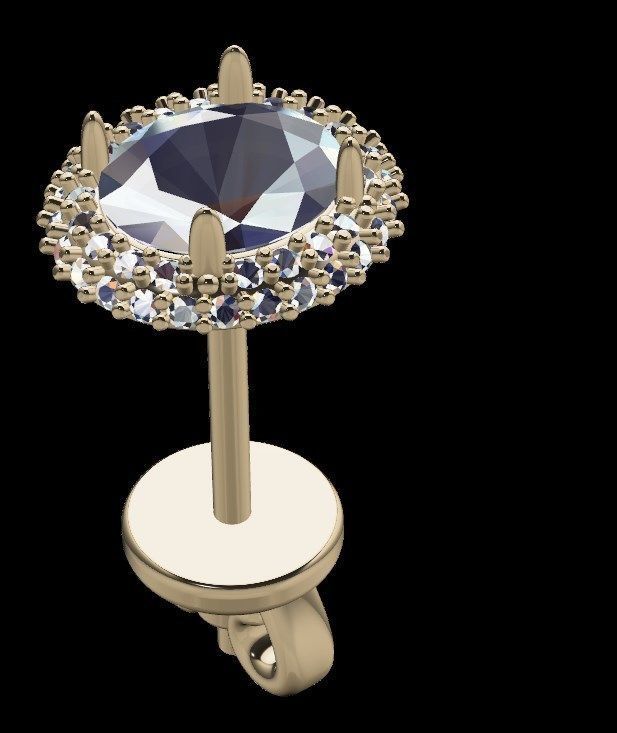 Earrings ri17 3D print model_16