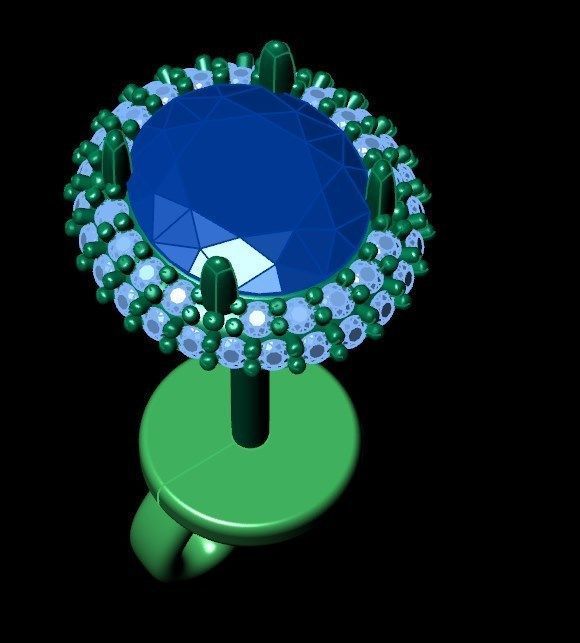 Earrings ri17 3D print model_12