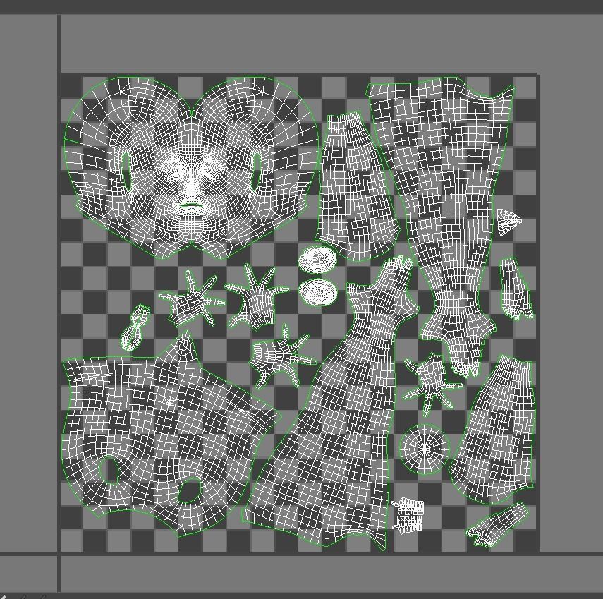 Cartoon Low Poly Style Avatar 003 3D Model Low-poly 3D model_7