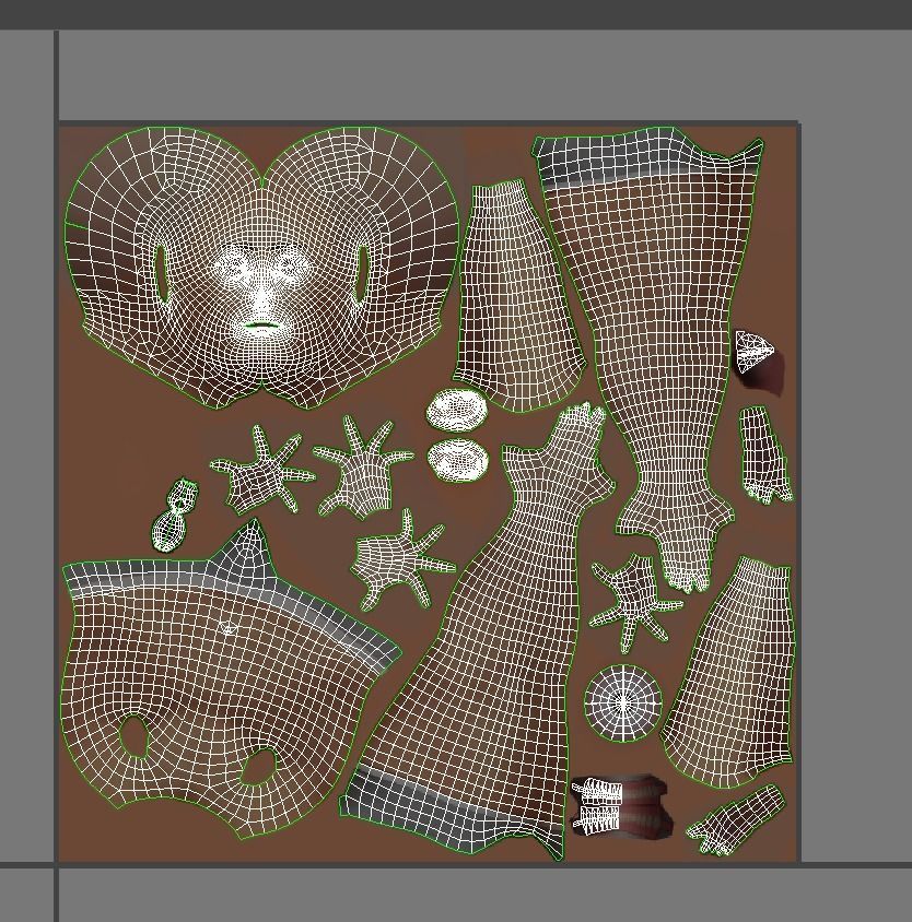 Cartoon Low Poly Style Avatar 001 3D Model Low-poly 3D model_7