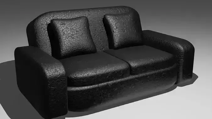 Sofa-3D model pair of chairs