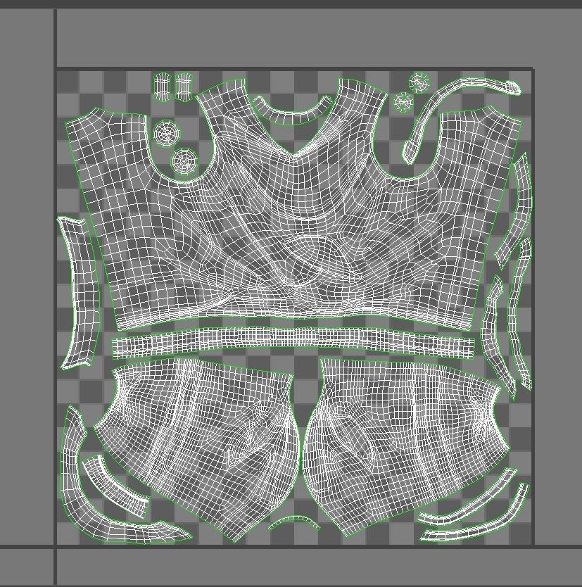 Cartoon High Poly Subdivision Sweater Blue 3D Model Low-poly 3D model_5