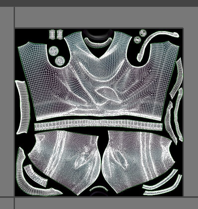 Cartoon High Poly Subdivision Sweater Blue 3D Model Low-poly 3D model_6