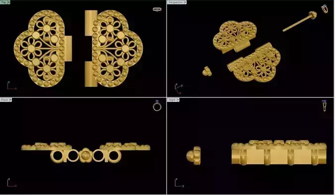 BAJUBANDH gold jewelry design