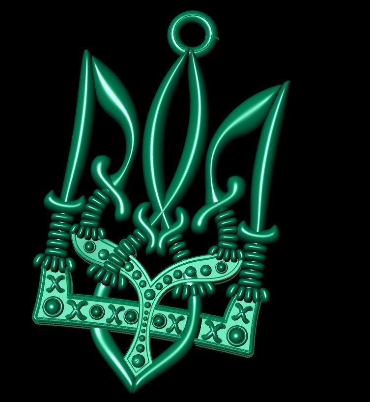 Pendant  bi53 3D print model_8