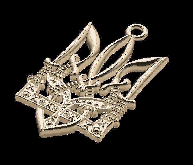 Pendant  bi53 3D print model_14