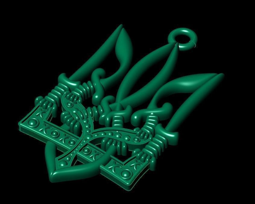 Pendant  bi53 3D print model_9