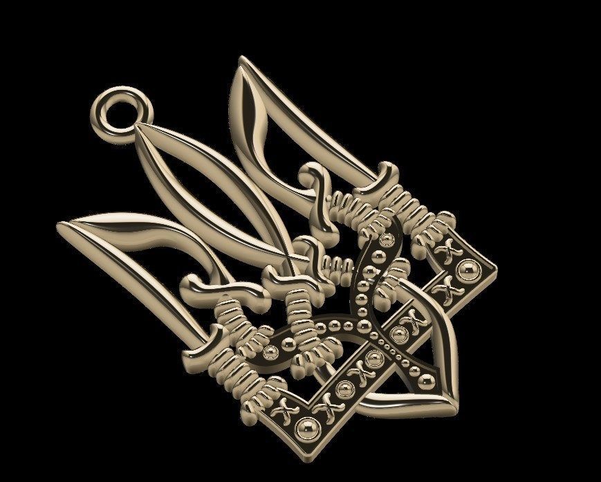 Pendant  bi53 3D print model_12