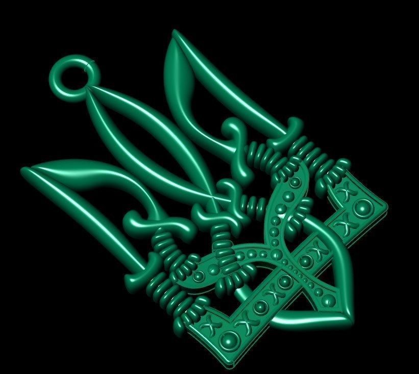 Pendant  bi53 3D print model_11