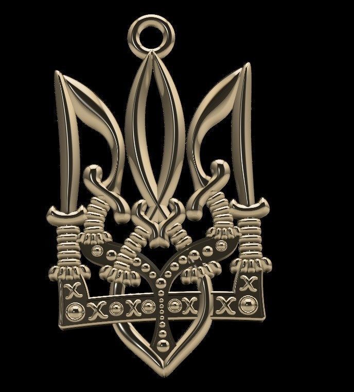 Pendant  bi53 3D print model_13