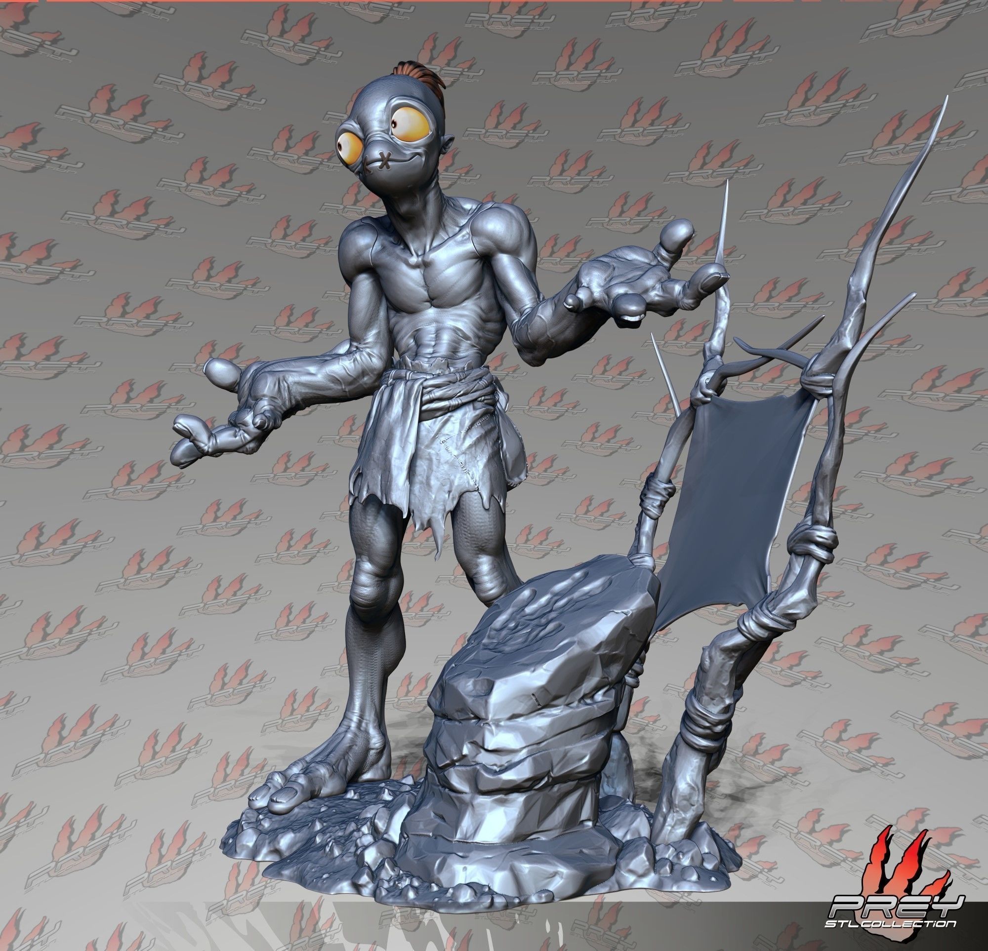 Abe 32mm 3D print model_4