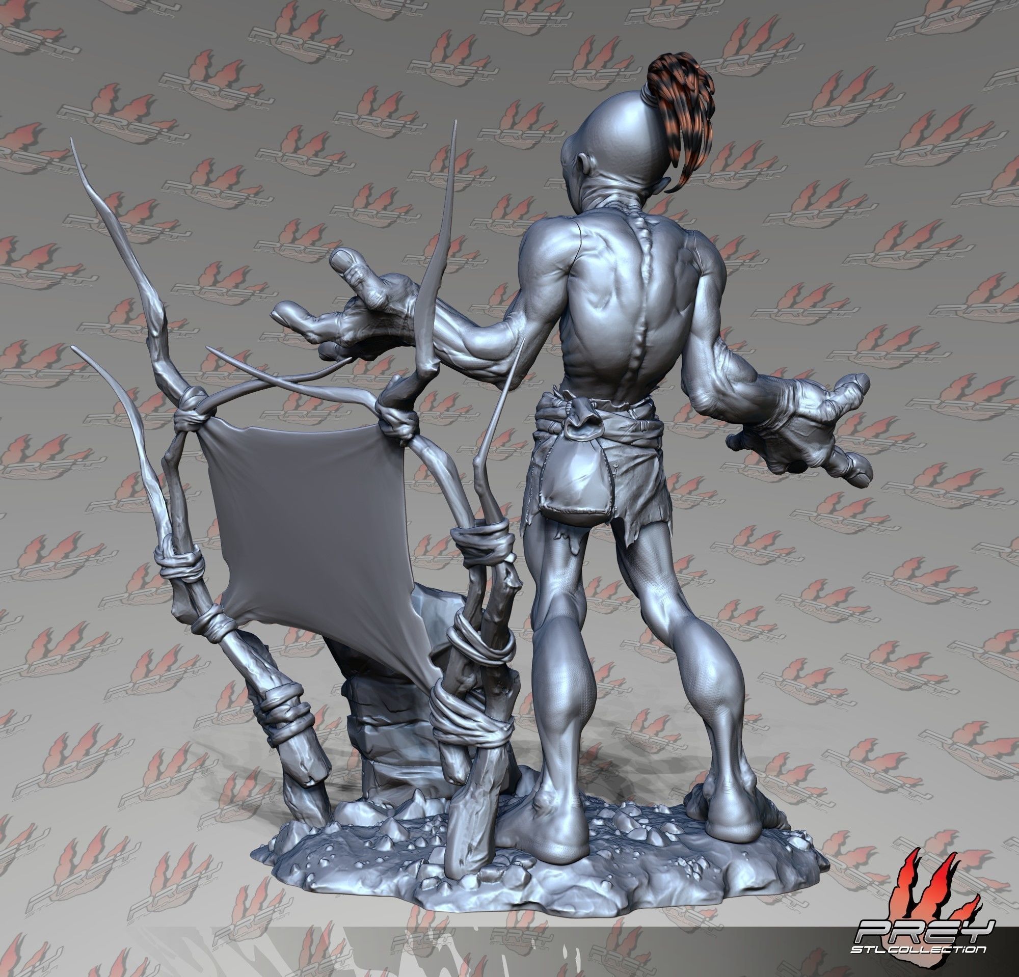 Abe 32mm 3D print model_3