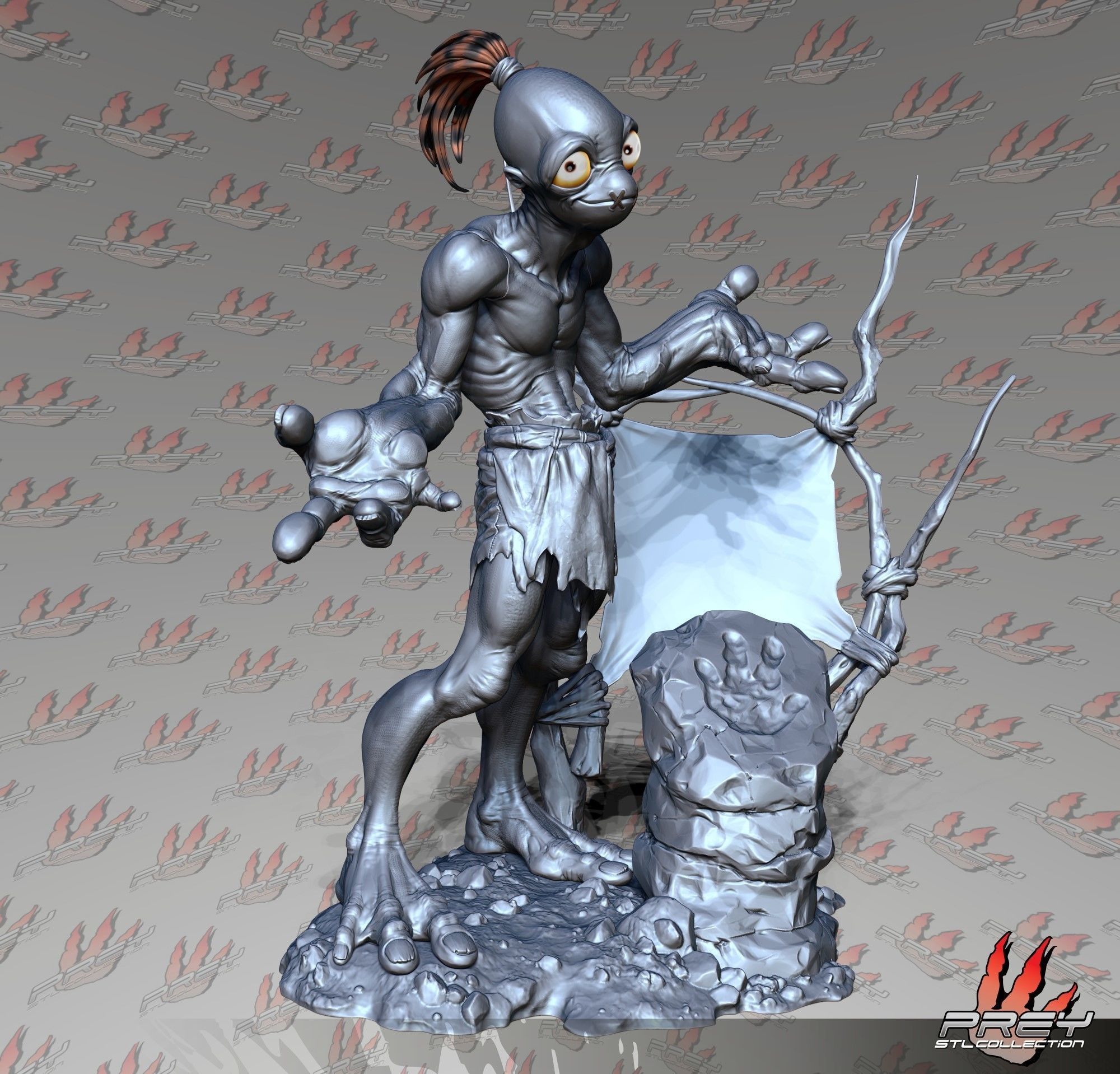 Abe 32mm 3D print model_2