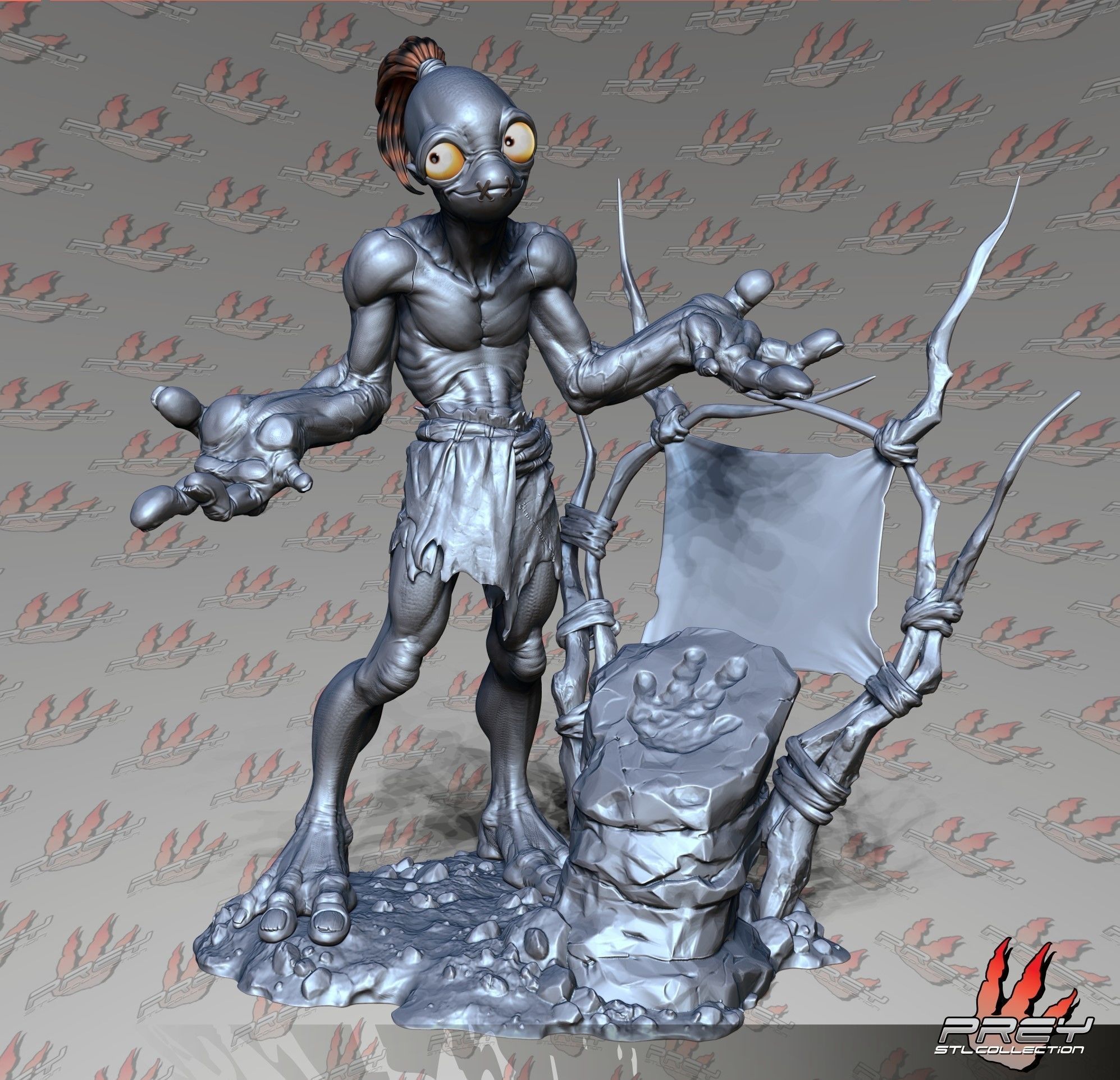 Abe 32mm 3D print model_1