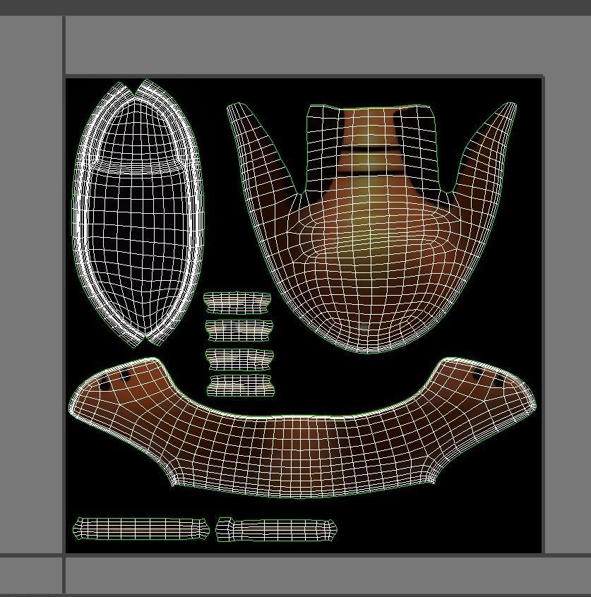 Cartoon High Poly Subdivision Avatar 002 3D Model  Low-poly 3D model_9