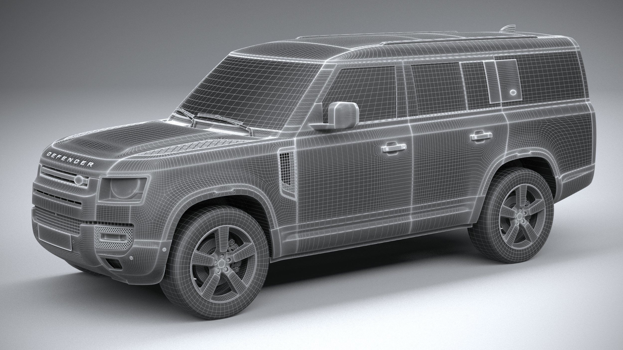 Land Rover Defender 130 2023 3D model_26