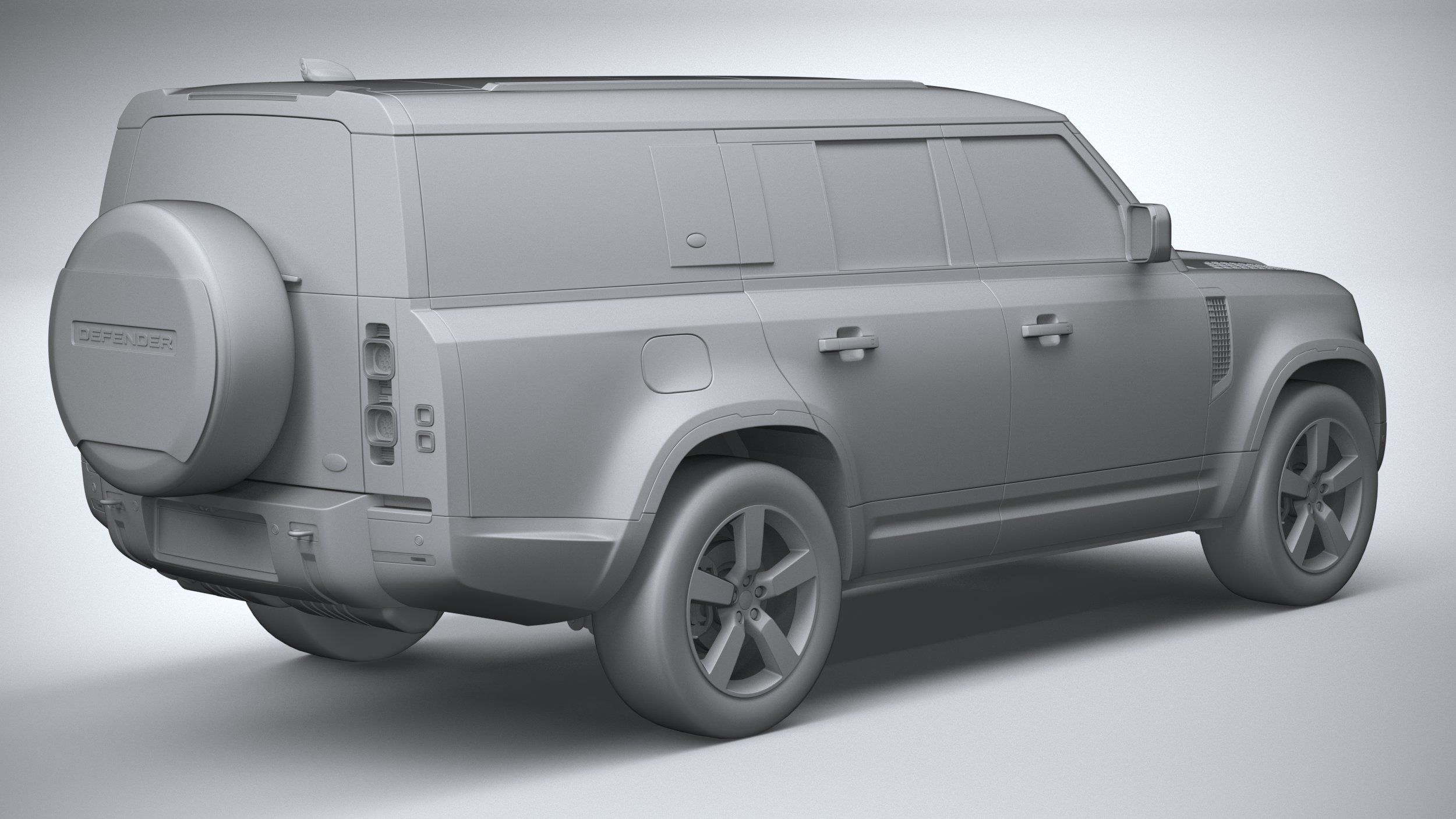 Land Rover Defender 130 2023 3D model_25