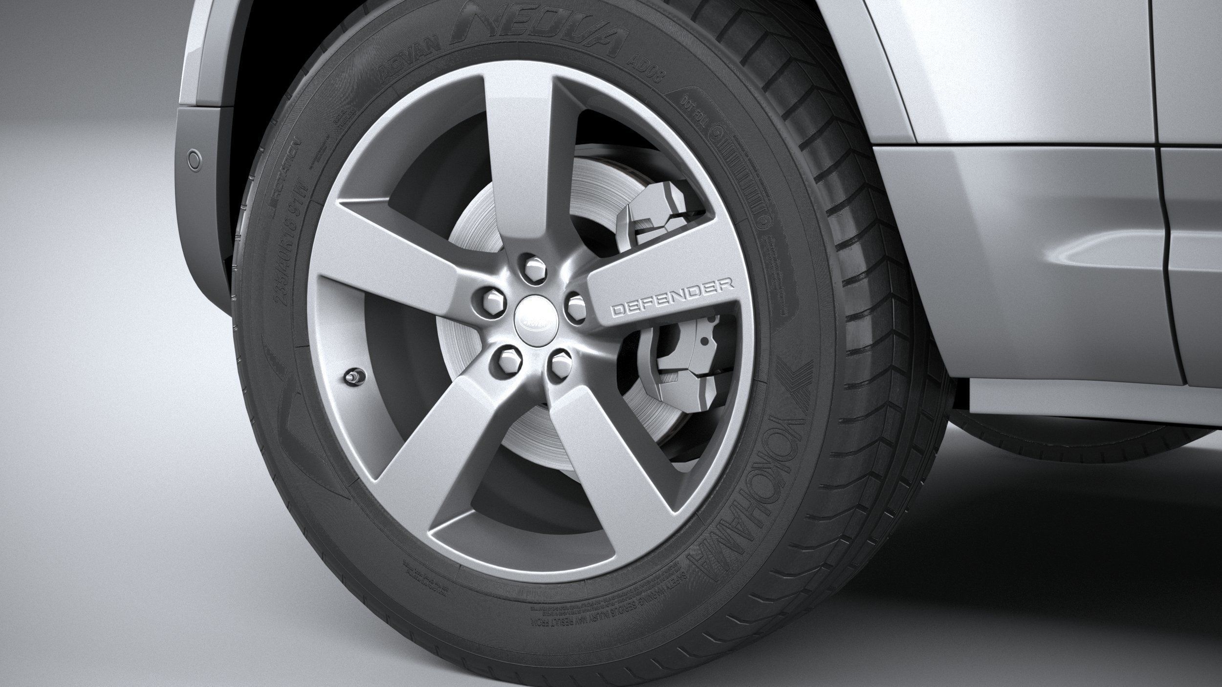 Land Rover Defender 130 2023 3D model_16