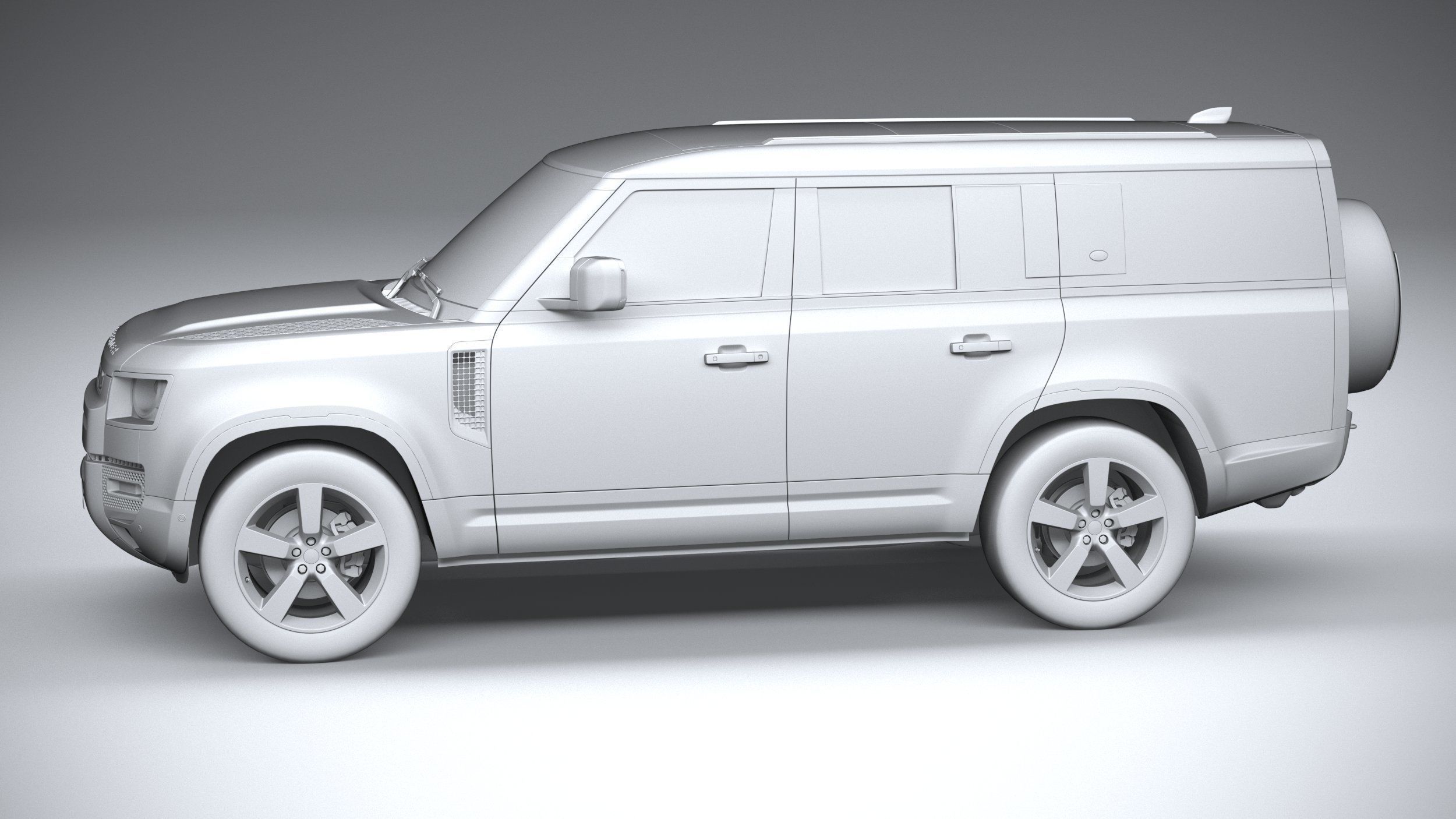 Land Rover Defender 130 2023 3D model_22