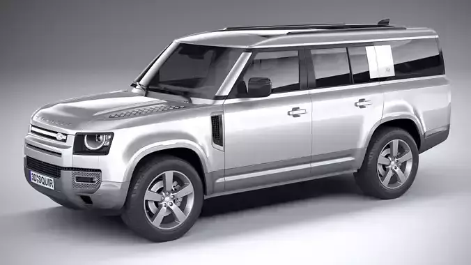 Land Rover Defender 130 2023 3D model
