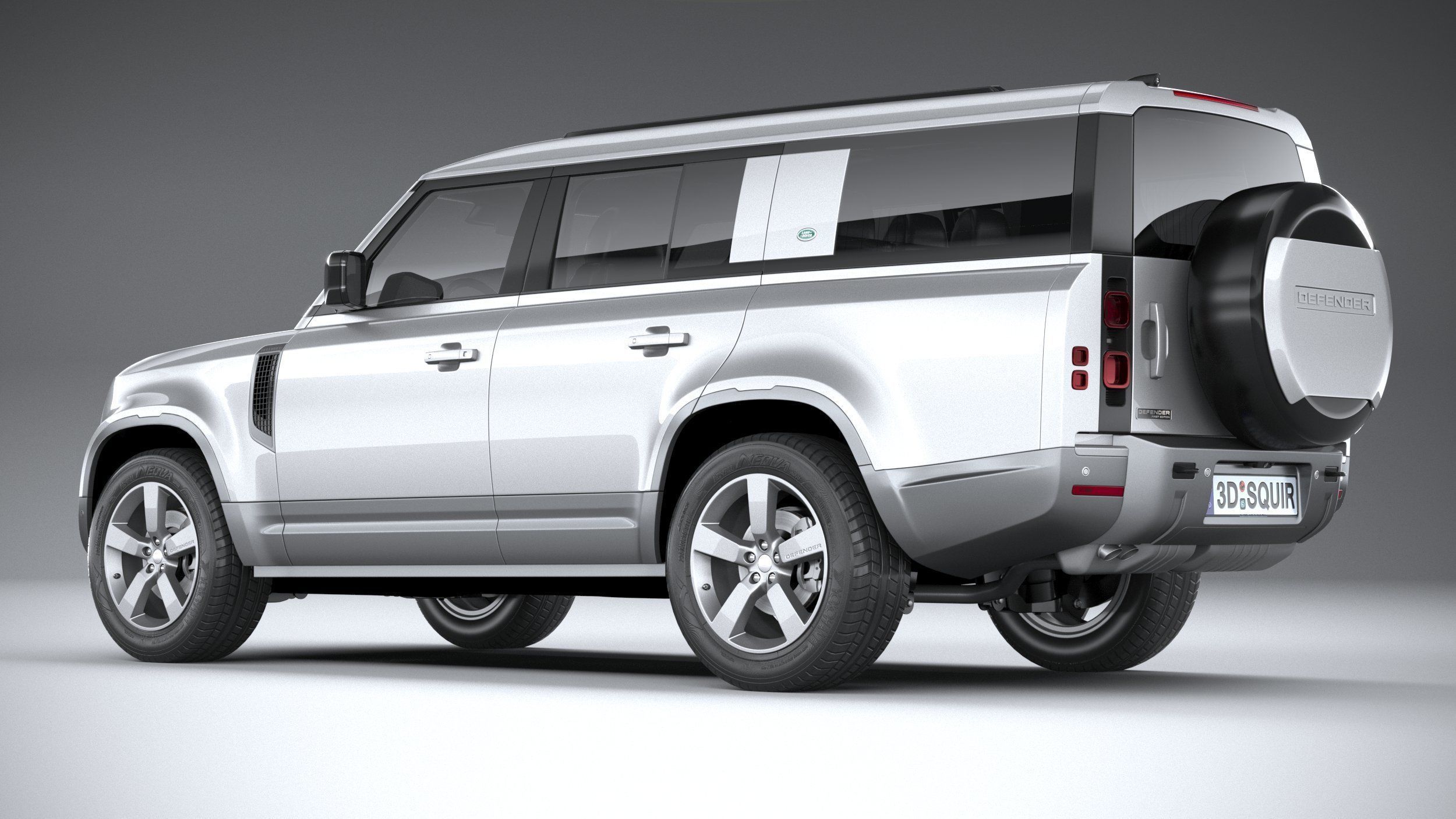 Land Rover Defender 130 2023 3D model_5
