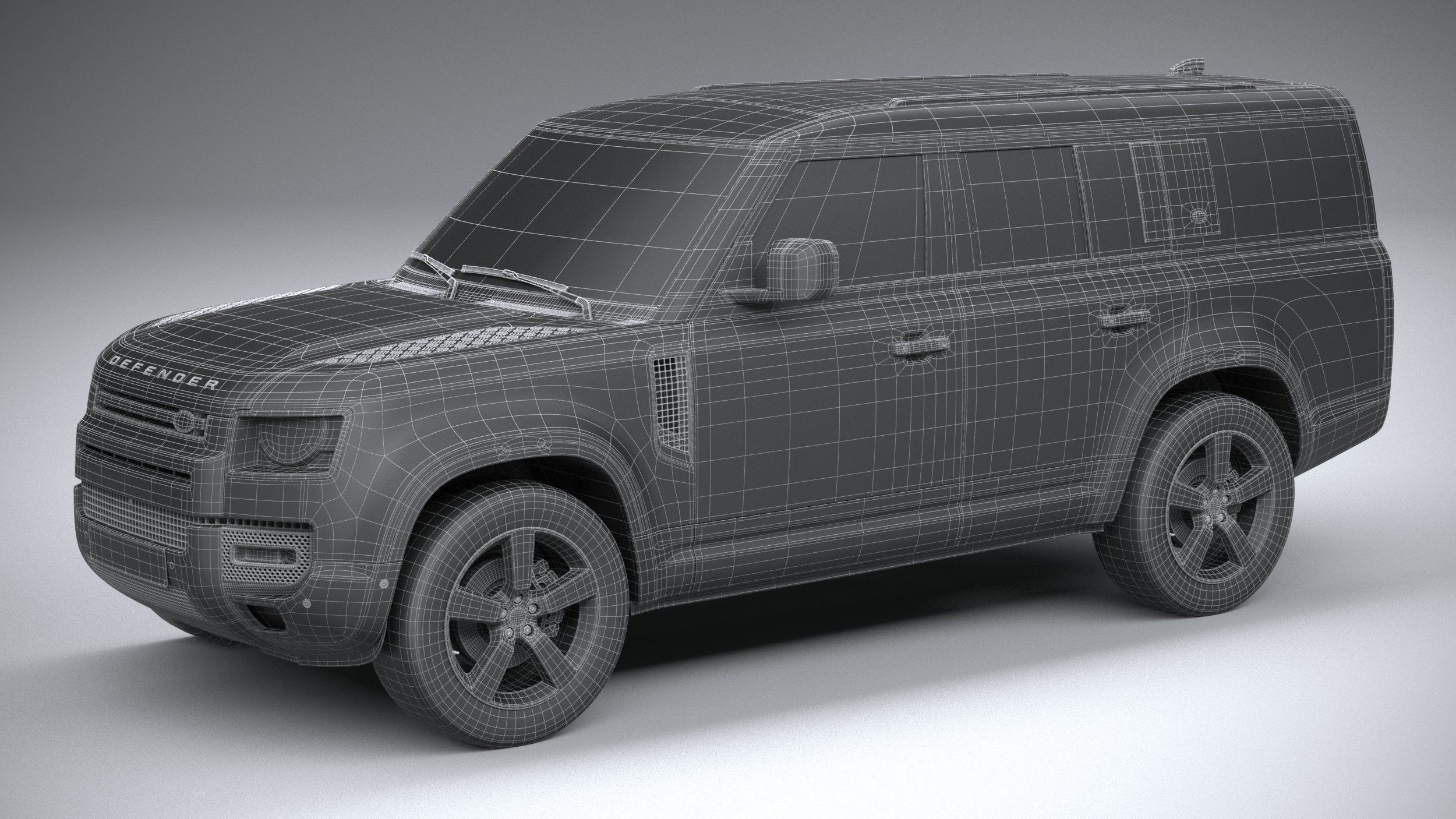 Land Rover Defender 130 2023 3D model_28