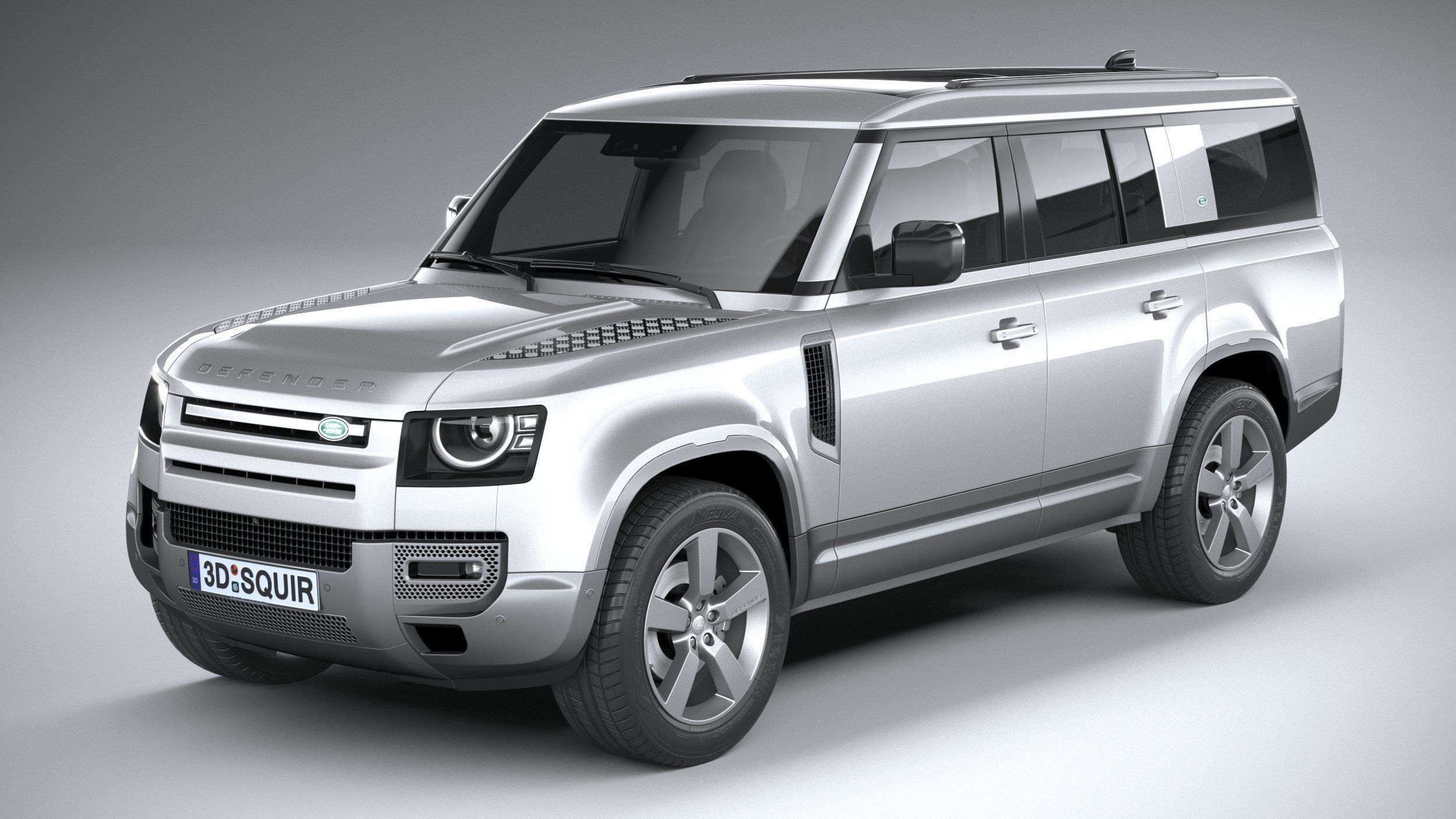 Land Rover Defender 130 2023 3D model_1