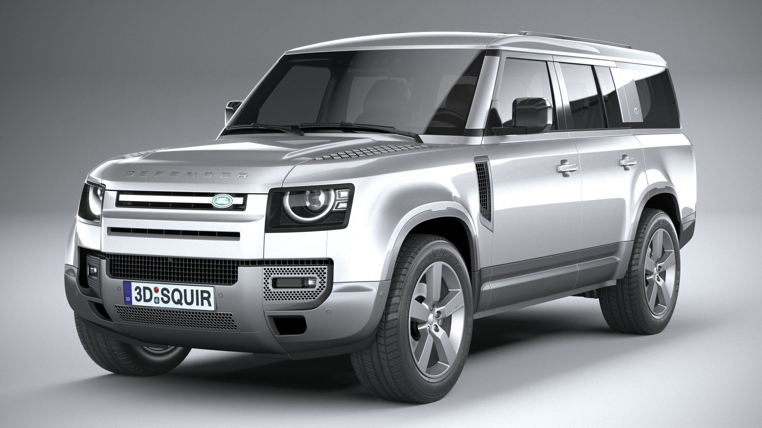 Land Rover Defender 130 2023 3D model_2