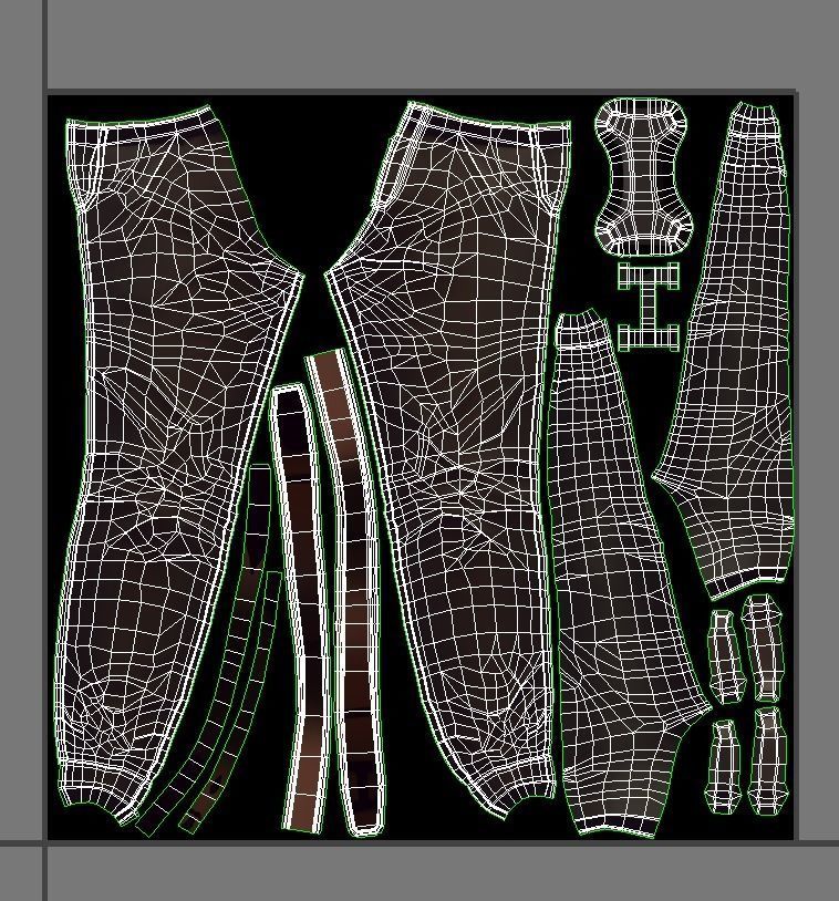 Cartoon Low Poly Style Avatar 005 3D Model Low-poly 3D model_11