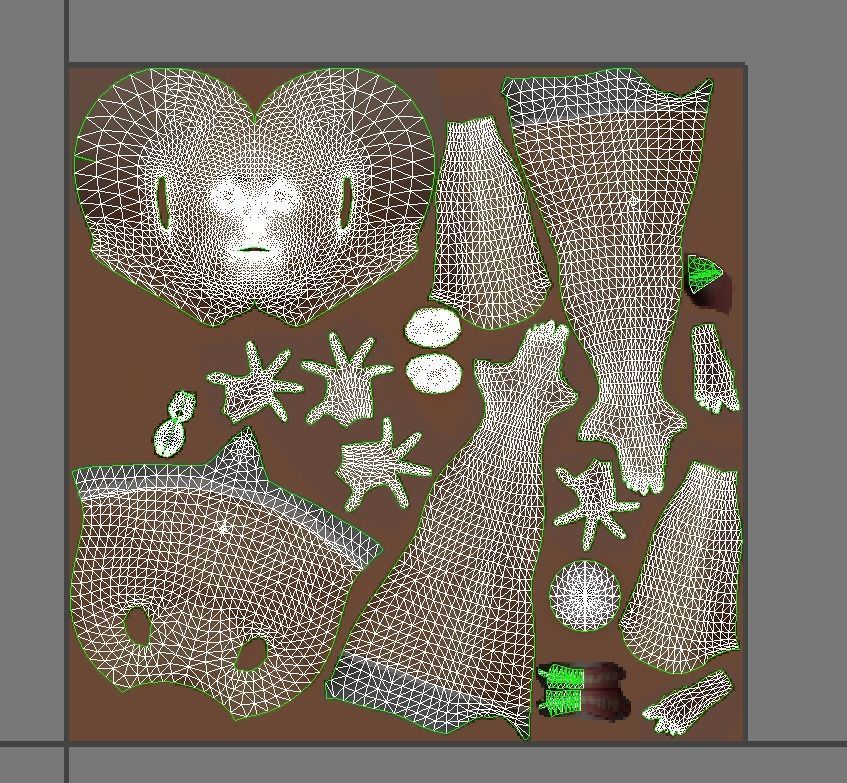 Cartoon Low Poly Style Avatar 005 3D Model Low-poly 3D model_10