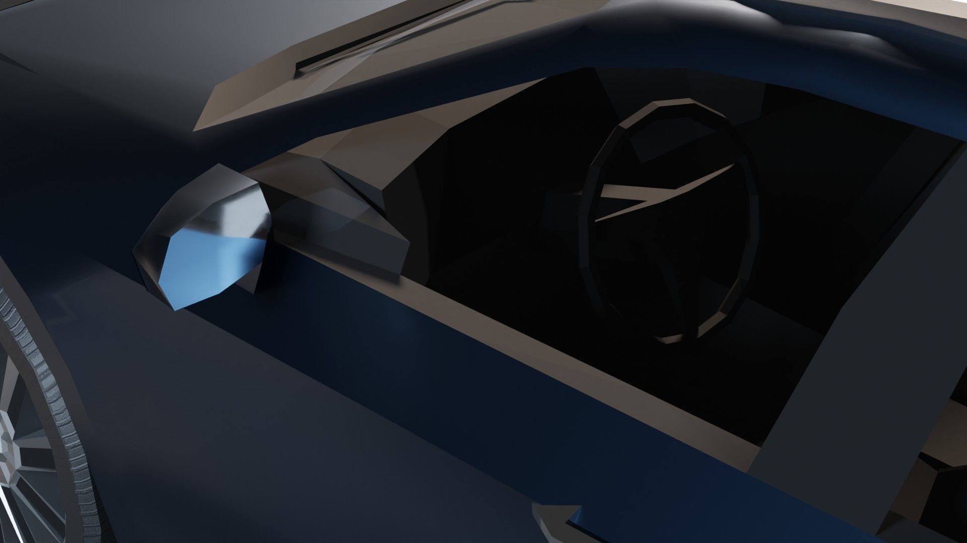 Volkswagen Passat B8 Variant Low-poly 3D model_8