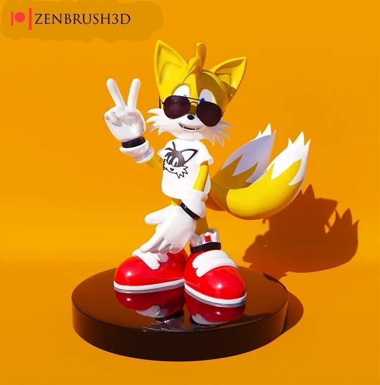MILES TAILS - SONIC 3D print model_1