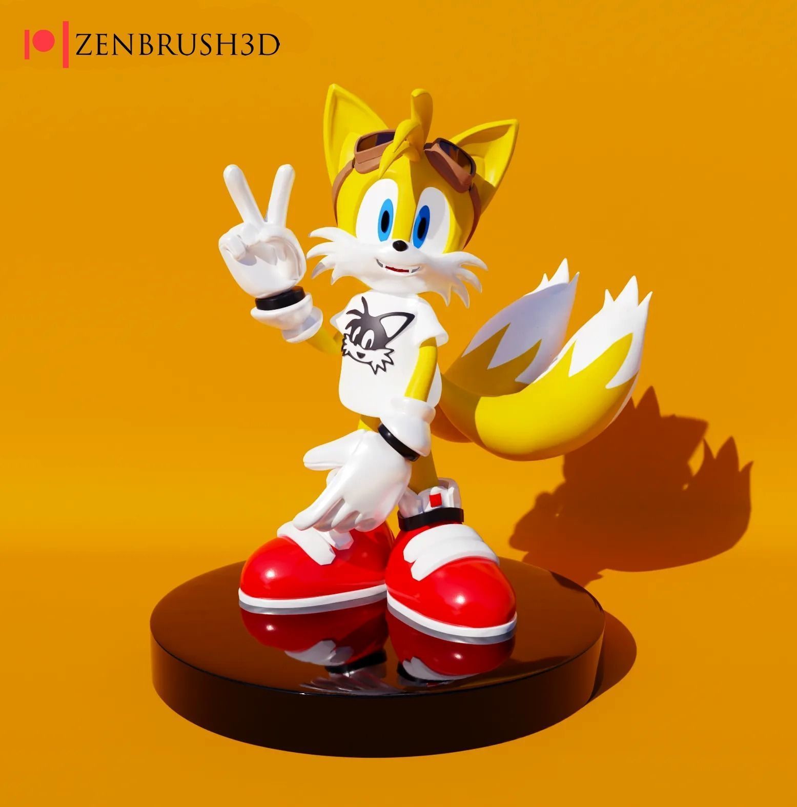MILES TAILS - SONIC 3D print model_2