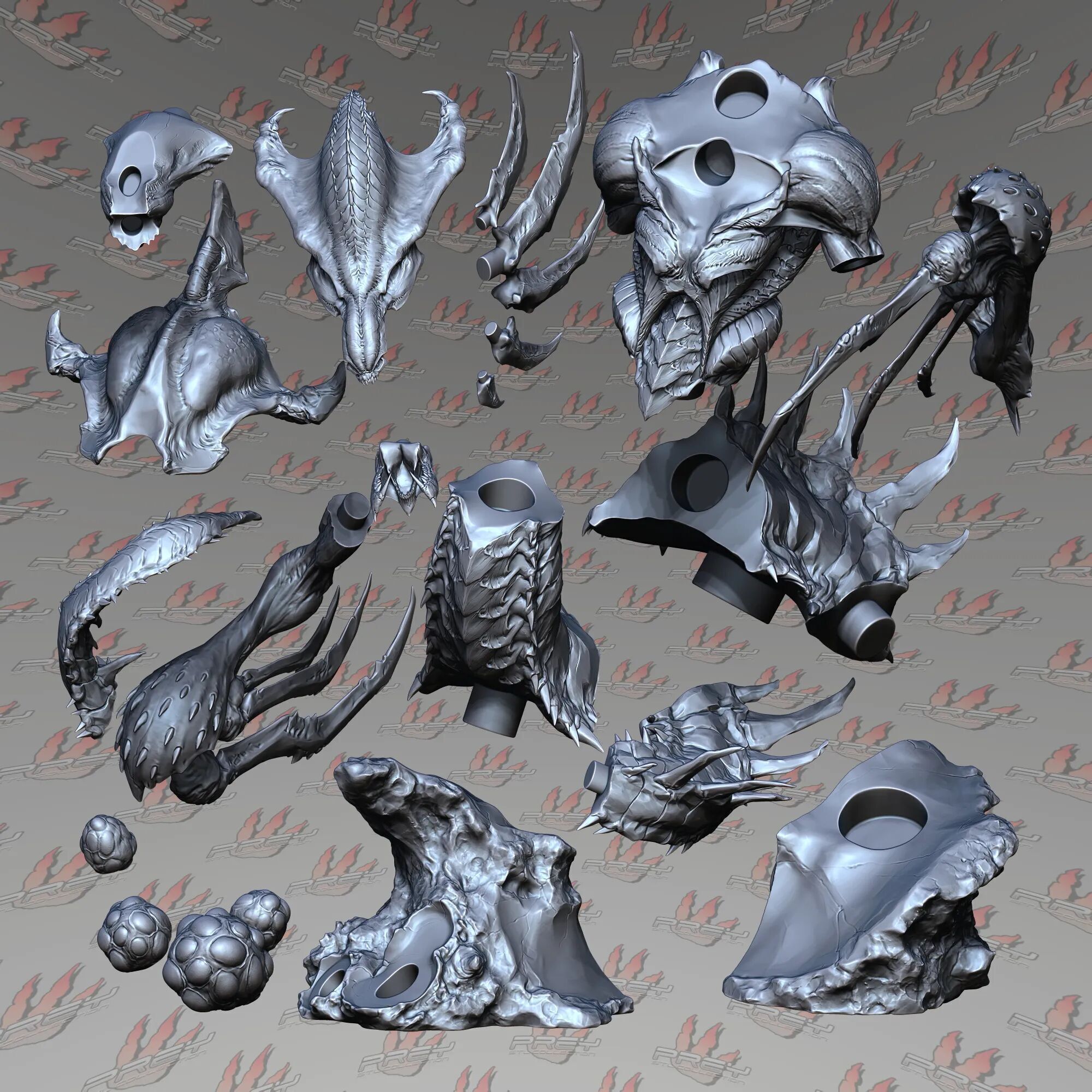 Hydralisk 1-24 3D print model_7