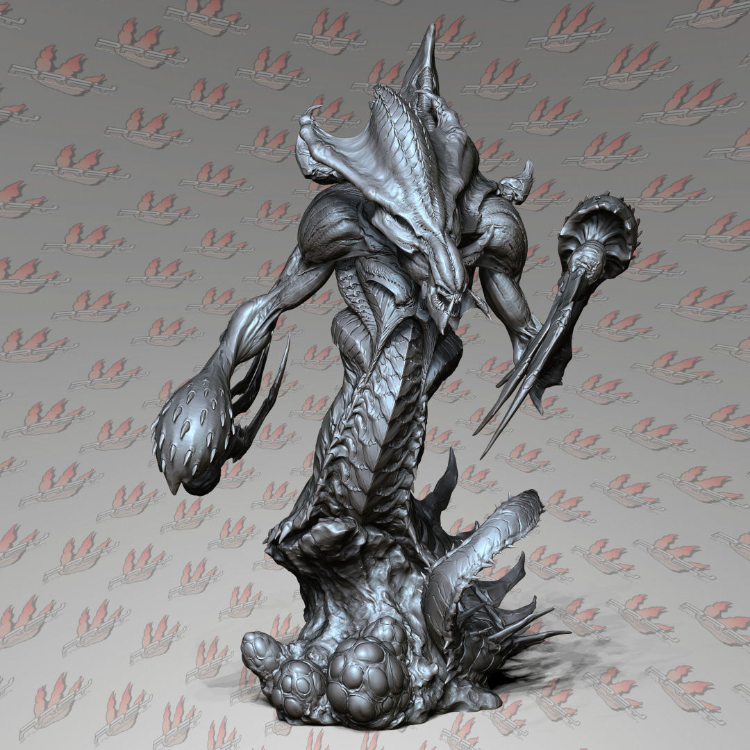Hydralisk 1-24 3D print model_3