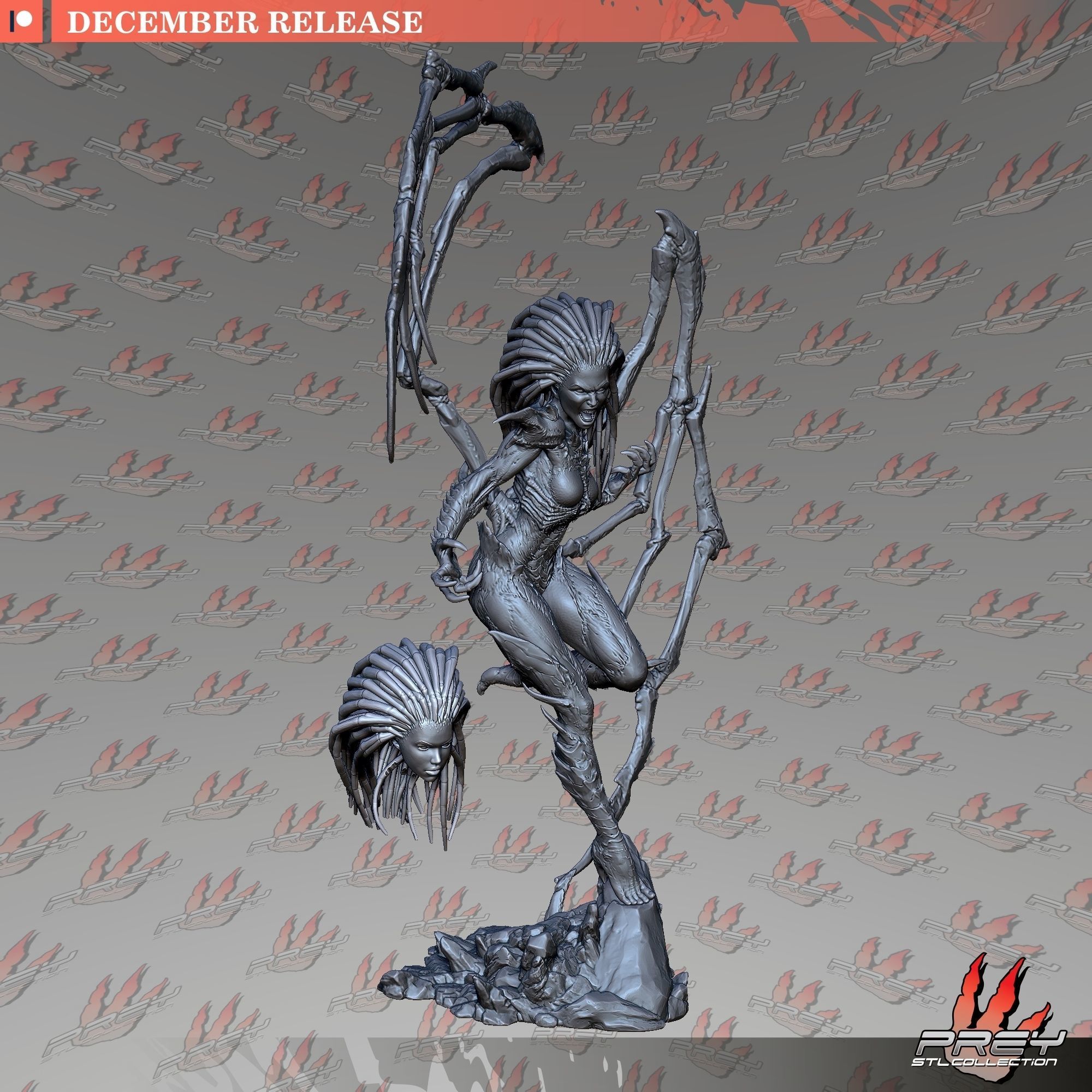 Kerrigan Queen of Blades 1-24 3D print model_1