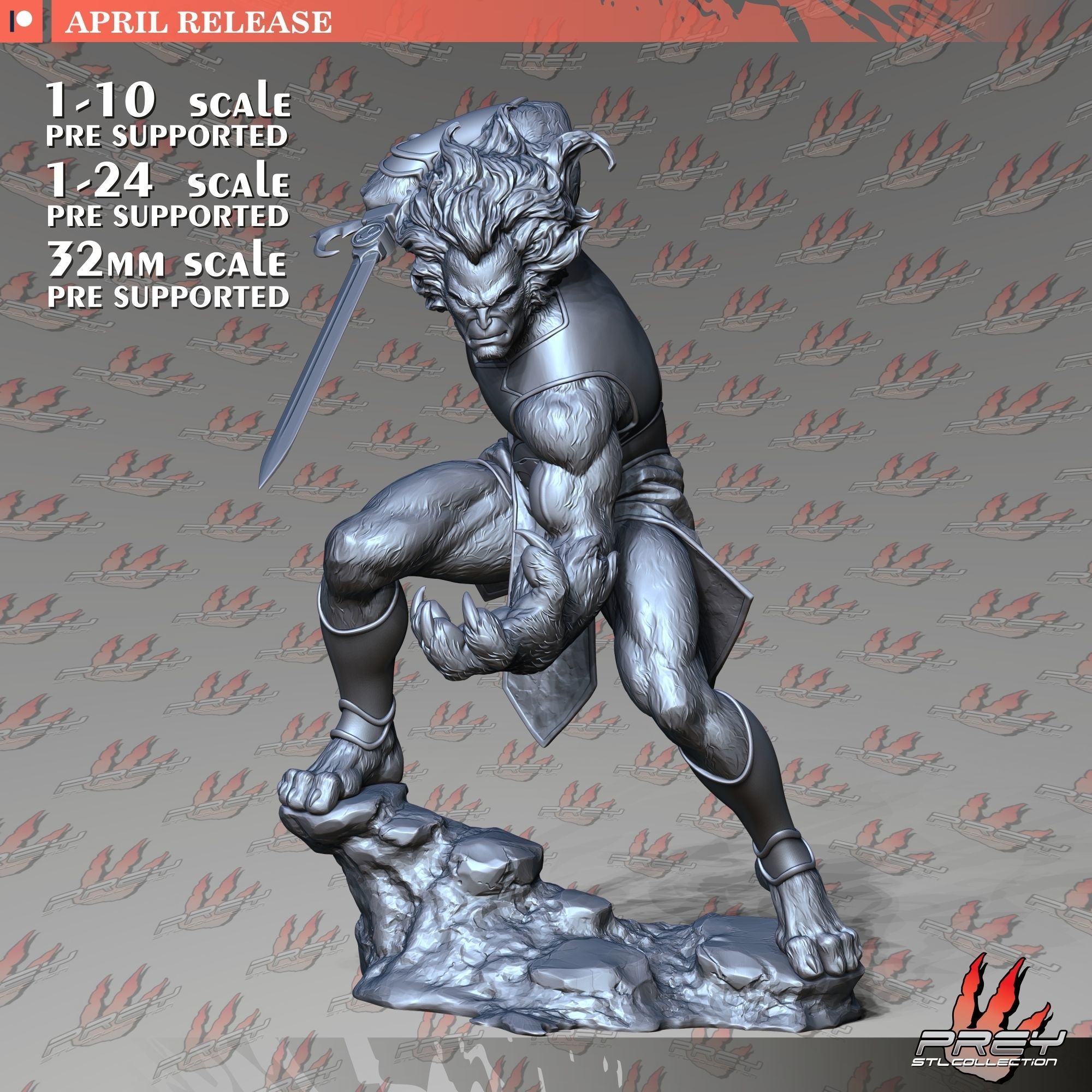 Lion-O 32mm 3D print model_1