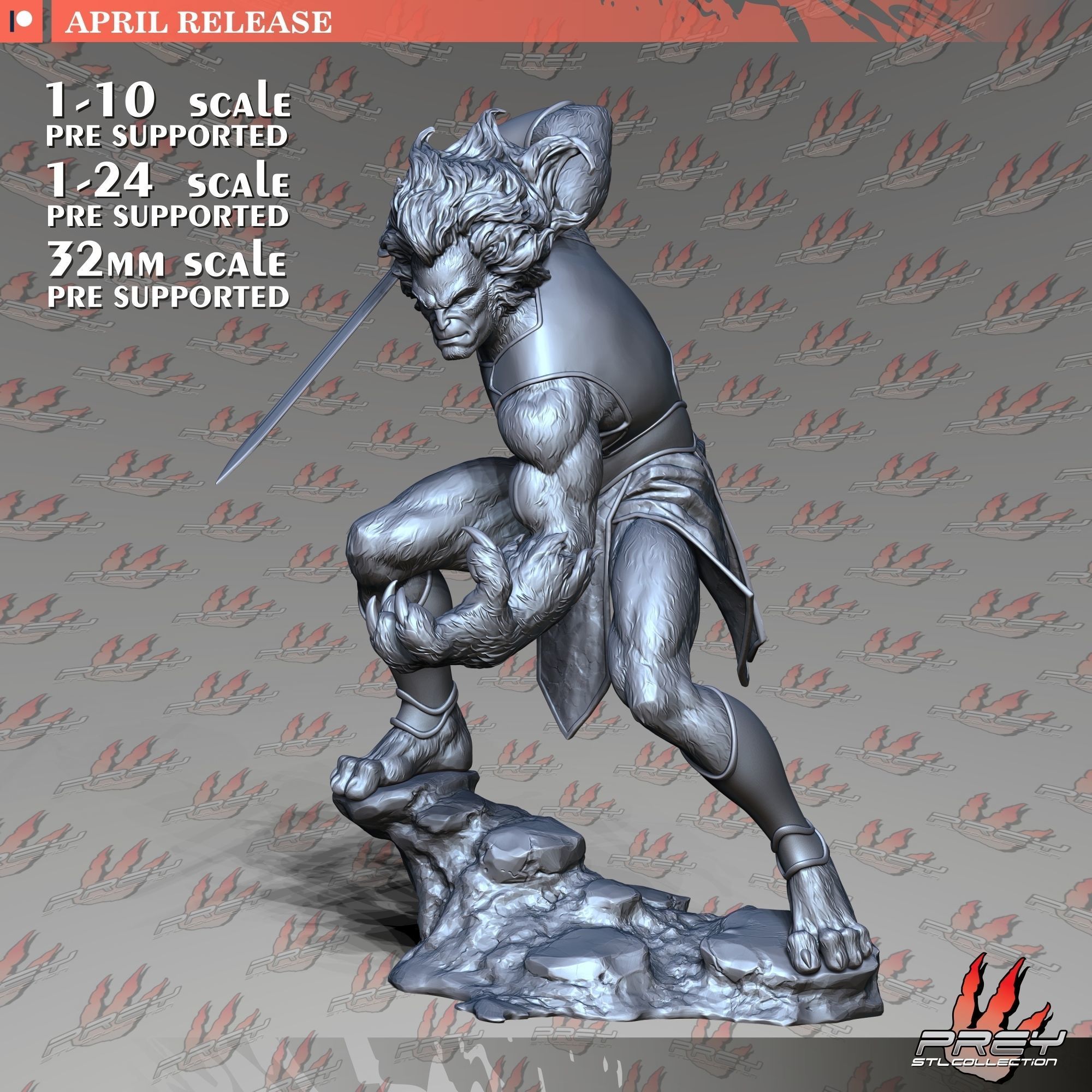 Lion-O 32mm 3D print model_8