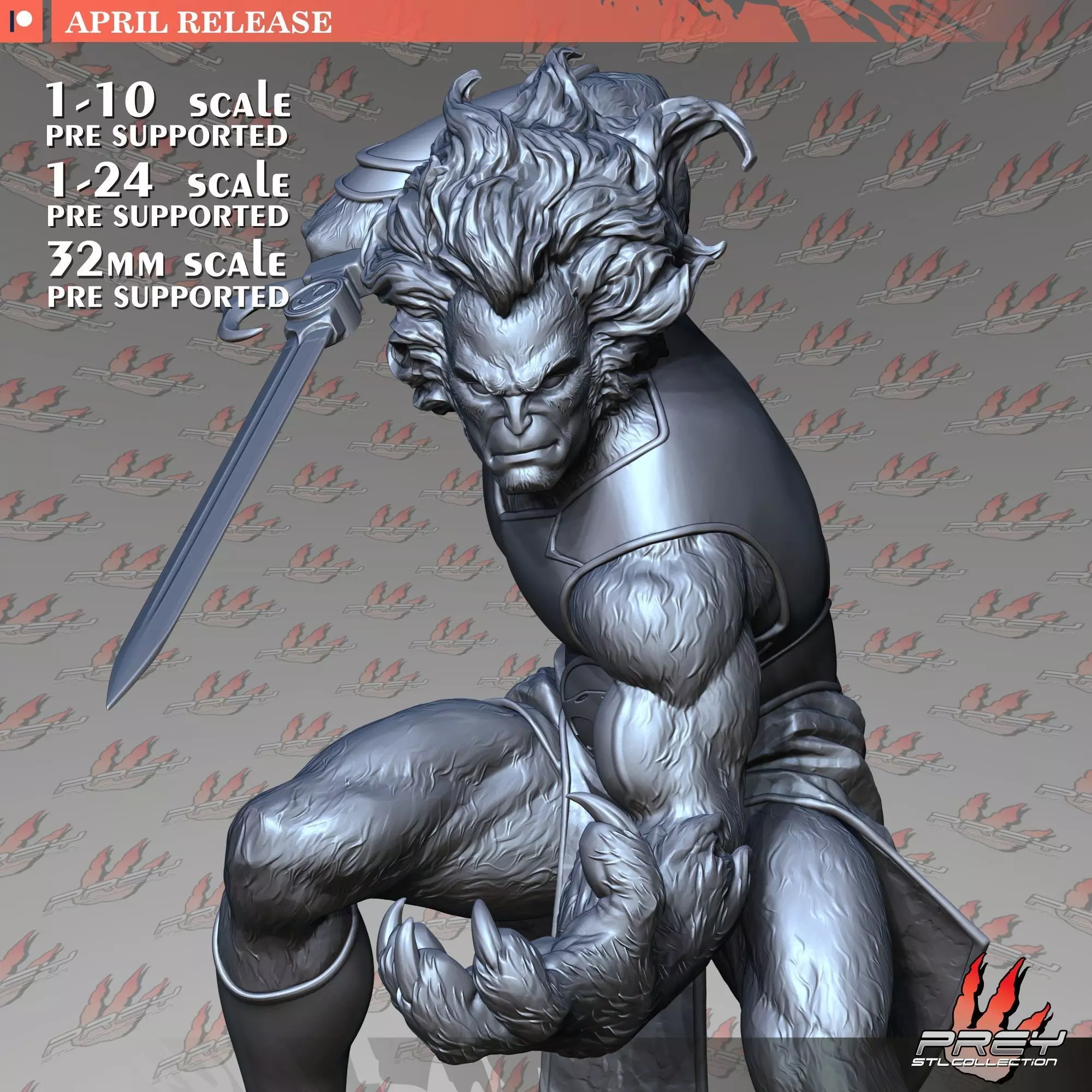 Lion-O 32mm 3D print model_0