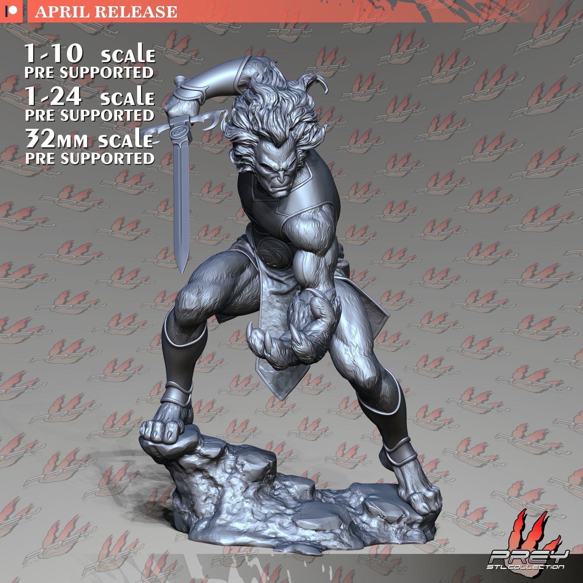 Lion-O 32mm 3D print model_2