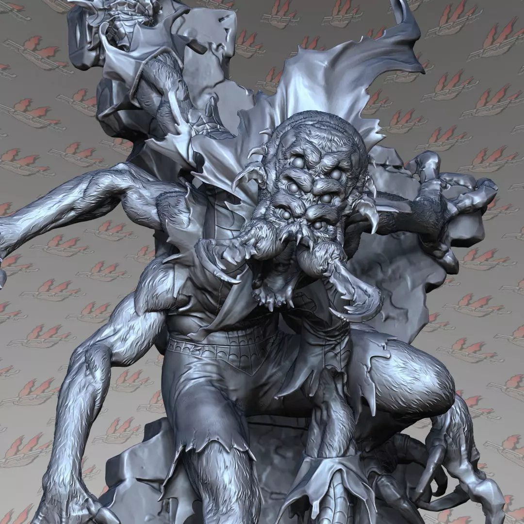 Man-Spider 1-24 3D print model_0