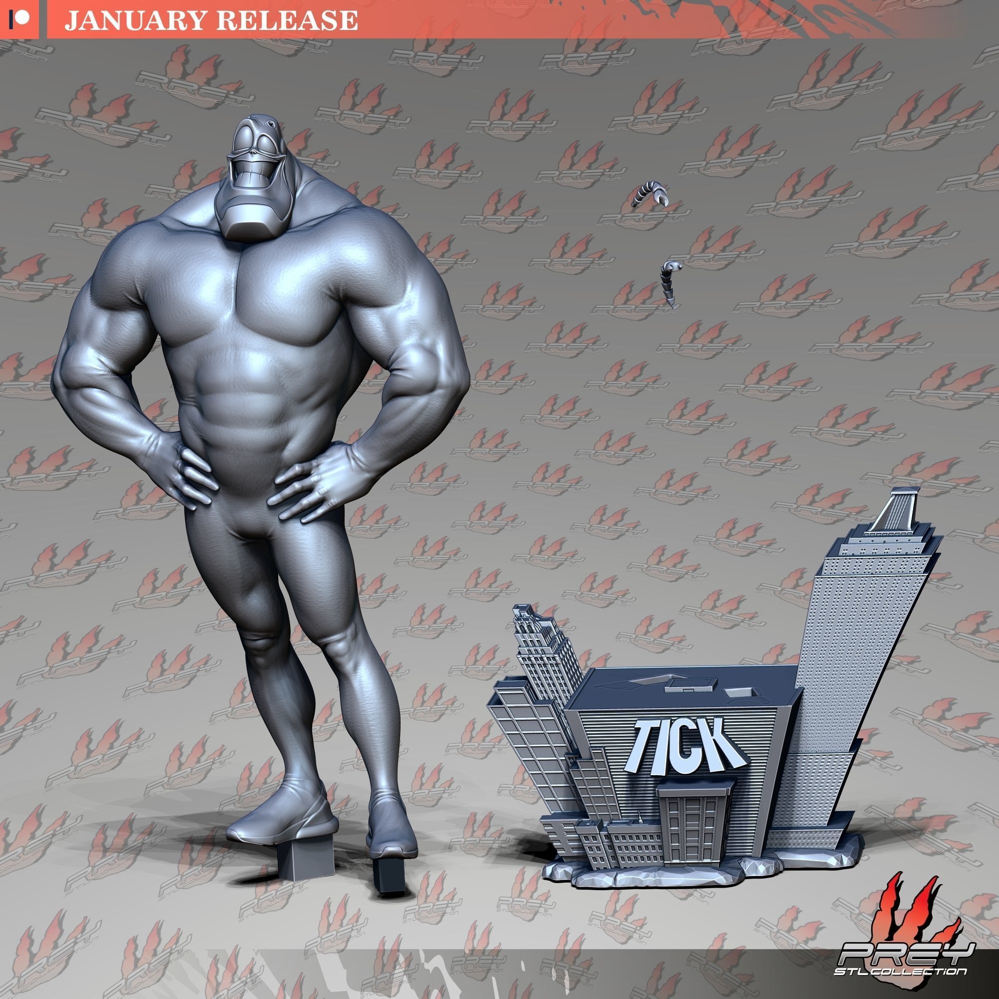 The Tick 1-24 3D print model_6