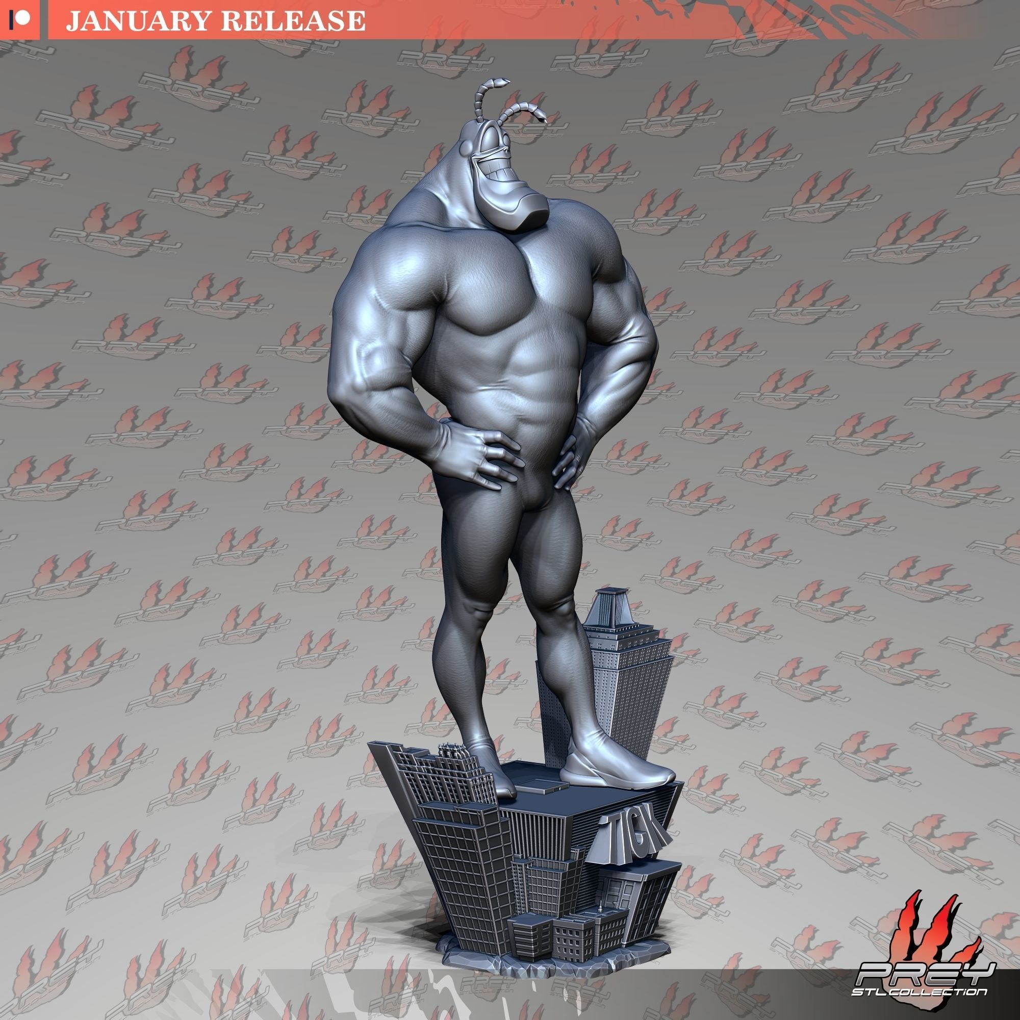 The Tick 1-24 3D print model_1