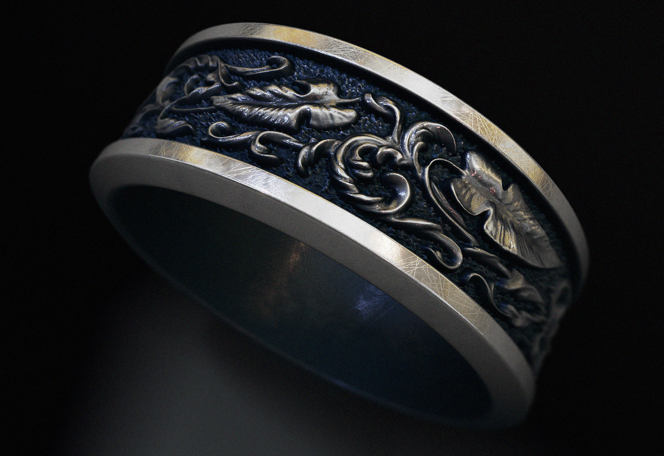 vine ring 3D print model_1