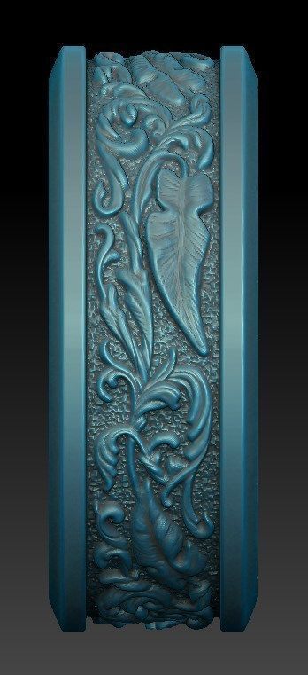 vine ring 3D print model_3