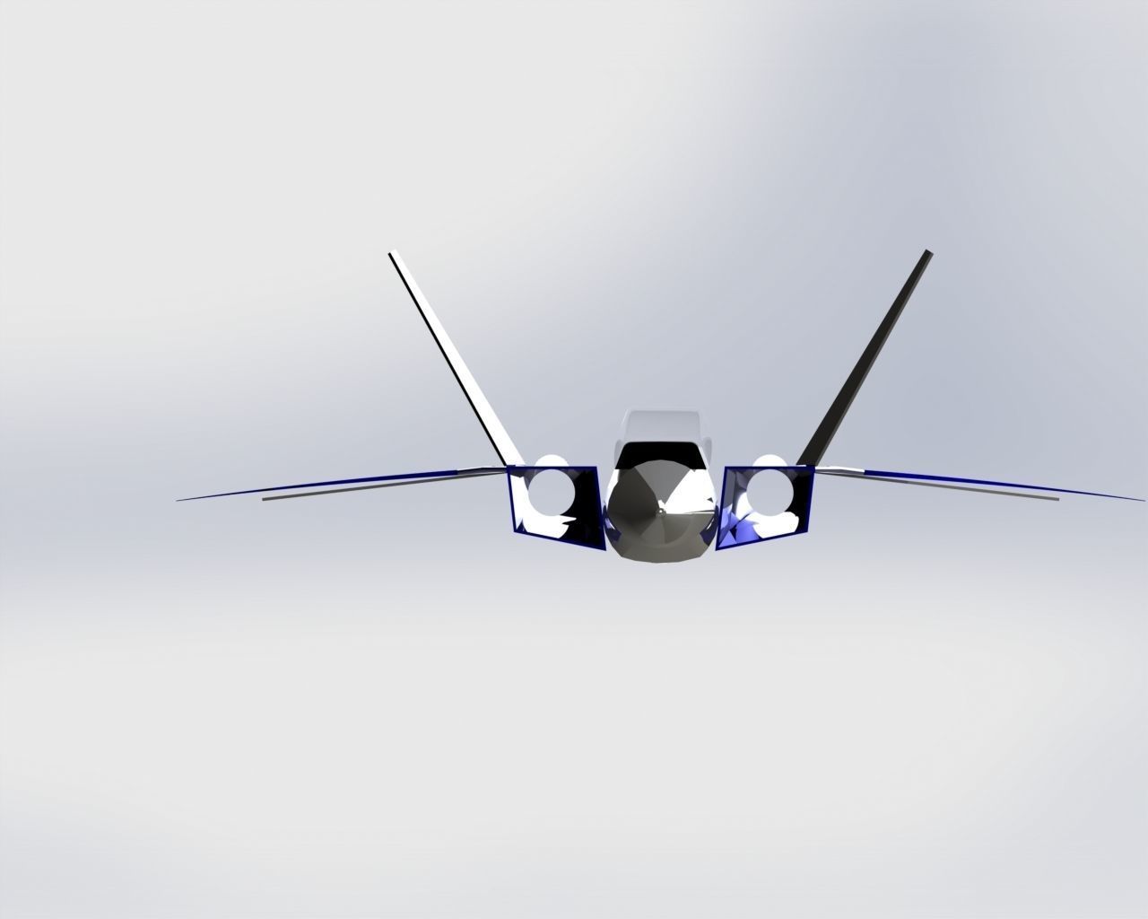 Model airplane design trying 3D model_1