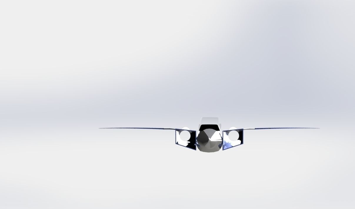 Model airplane design trying 3D model_7